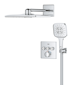 Душевая система скрытого монтажа на 3 выхода с термостатом Grohe Grohtherm SmartControl (34864000) №6