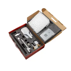 Душевая система встроенная KOER KB-66009-04 3 функции (Цвет хром+белый) (KR5990) №3