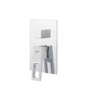 Душевая система встроенная KOER KB-66009-04 3 функции (Цвет хром+белый) (KR5990) №9