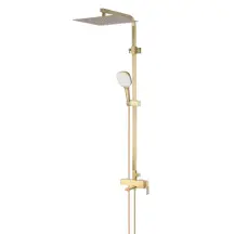 Душова колона зі змішувачем KOER KB-56009-12 3 функціі (Колір матове золото) (KR5989)