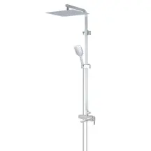 Душевая колонна со смесителем KOER KB-56039-01 3 функции (Цвет хром) (KR5995)