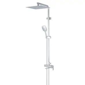 Душевая колонна со смесителем KOER KB-56039-01 3 функции (Цвет хром) (KR5995) №1