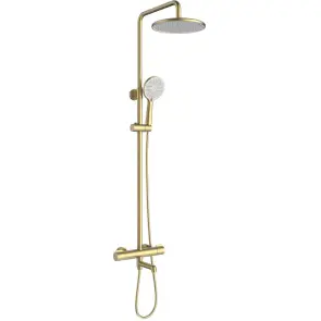 Душевая колонна с термостатическим смесителем Koer KB-57029-12 3 функции (Цвет матовое золото) (KR5956) №1