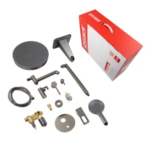 Вбудована душова система Koer KB-66029-07 3 функції (Колір графіт) (KR5954) №5