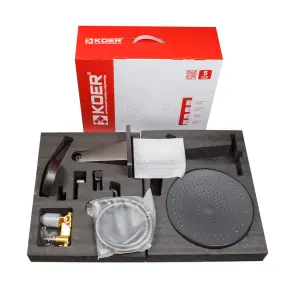 Вбудована душова система Koer KB-66029-07 3 функції (Колір графіт) (KR5954) №8