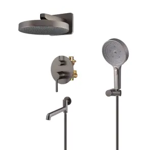 Вбудована душова система Koer KB-66029-07 3 функції (Колір графіт) (KR5954) №11