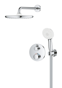 Душевая система скрытого монтажа с термостатом Grohe Grohtherm (34872000) №2