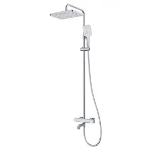 Душевая колонна с термостатическим смесителем Koer KB-57038-01 3 функции (Цвет хром) (KR5960) №1