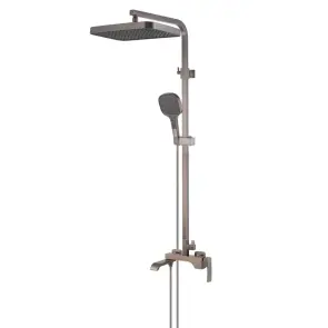 Душевая колонна со смесителем KOER KB-56037-07 3 функции (Цвет графит) (KR6002) №1