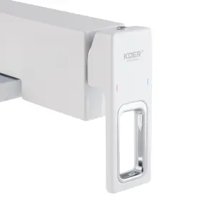 Душова колона зі змішувачем KOER KB-56009-04 3 функціі (Колір хром+білий) (KR5987) №9