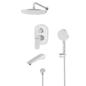 Вбудована душова система із змішувачем Koer KB-64008-01 (Колір хром) (KR3476) №1