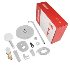 Вбудована душова система із змішувачем Koer KB-64008-01 (Колір хром) (KR3476) №11