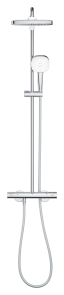 Душевая система с термостатом для настенного монтажа Grohe Tempesta System 250 Cube (26689001) №3