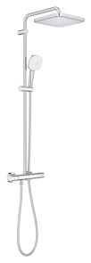 Душевая система с термостатом для настенного монтажа Grohe Tempesta System 250 Cube (26689001) №8