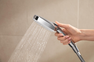 Душевая система с термостатом для настенного монтажа Grohe Tempesta System 250 Cube (26689001) №9