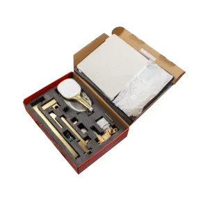 Душевая система встроенная KOER KB-66009-12 3 функции (Цвет матовое золото) (KR5992) №3