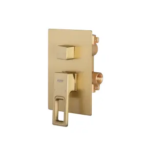 Душевая система встроенная KOER KB-66009-12 3 функции (Цвет матовое золото) (KR5992) №4