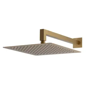 Душевая система встроенная KOER KB-66009-12 3 функции (Цвет матовое золото) (KR5992) №7