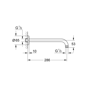 Прихована душова система Grohe Eurosmart New Tempesta 200 (UA25183003) №9