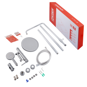 Душова колонна зі змішувачем Koer KB-56029-01 3 функції, колір хром (KR5481) №5