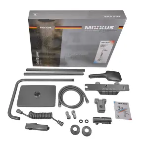 Душевая колонна со смесителем Mixxus Premium Terra 029-J Graphite (цвет графит) (MI8386) №6