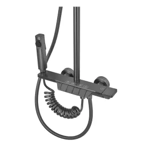 Душевая колонна со смесителем Mixxus Premium Terra 029-J Graphite (цвет графит) (MI8386) №9