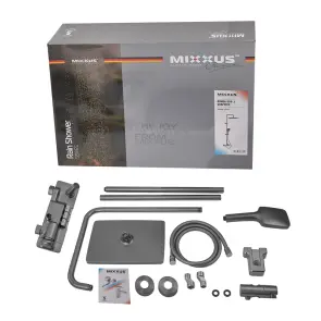 Душова колона зі змішувачем Mixxus Premium Ronda 009-J Graphite (колір графіт) (MI8387) №4