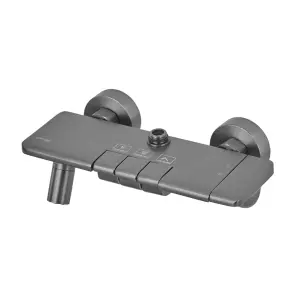 Душова колона зі змішувачем Mixxus Premium Ronda 009-J Graphite (колір графіт) (MI8387) №8