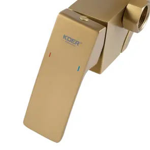 Душова колона зі змішувачем KOER KB-56037-12 3 функції (Колір матове золото) (KR6003) №2