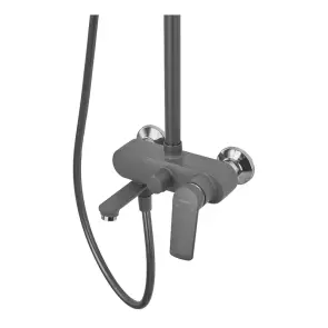 Душевая колонна со смесителем Plamix Lucas-008-J Graphite (Цвет графит) (PM6103) №4