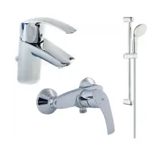 Комплект для душу, хром Grohe Eurosmart New (123576) купити