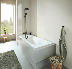 Душевая система настенного монтажа Grohe Tempesta System 250 Cube с термостатом для ванны (266912431) №6