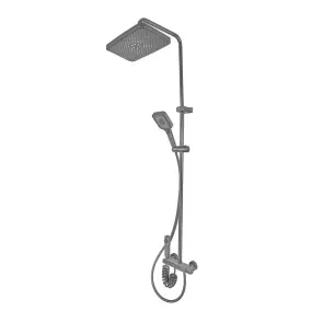Душевая колонна со смесителем Mixxus Premium MARLIN 009-J GRAPHITE с кнопкой переключения, 4 режима (MI6831) №1