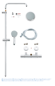 Душова система з термостатом для душа Grohe New Tempesta Cosmop. System (27922000) №4