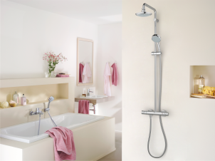 Душова система з термостатом для душа Grohe New Tempesta Cosmop. System (27922000) №5