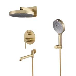 Вбудована душова система Koer KB-66029-12 3 функції (Колір матове золото) (KR5957) №1
