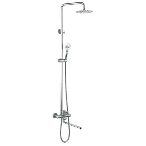 Душевая колонна со смесителем Zerix DAX-006-J-35cm из нерж. стали SUS304 (ZX4828) №1