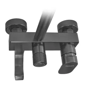 Душова колона зі змішувачем з алюмінію ARMATA BCG-009-J GRAPHITE, 3 режими (CH6561) №4