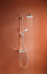 Душова система Grohe Tempesta System 210 з термостатом для настінного монтажу (26811001) №5