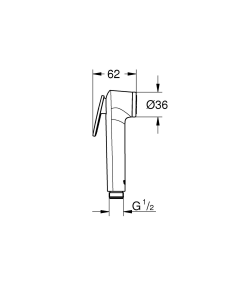 Набір для гігієн.душу Grohe BauLoop New (UA11104202) №2