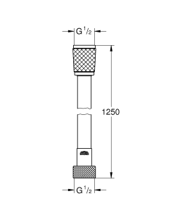Набір для гігієн.душу Grohe BauLoop New (UA11104202) №8