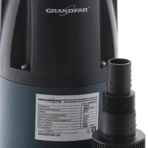 Дренажний насос для чистої води Grandfar GPE751F (GF1092) №2