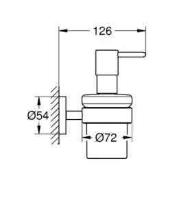 Дозатор для рідкого мила Grohe Essentials (1022572430) №2