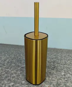 Йоржик для унітазу підлоговий Mixxus Premium Quadro-TB0201 Brushed Gold (колір матове золото) (MI8395) №29
