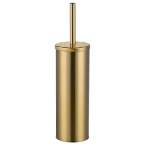 Йоржик для унітазу підлоговий Mixxus Ellipse-TB0202 Brushed Gold (колір матове золото) (MI8401) №1