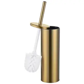 Йоржик для унітазу підлоговий Mixxus Ellipse-TB0202 Brushed Gold (колір матове золото) (MI8401) №3