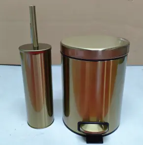 Йоржик для унітазу підлоговий Mixxus Ellipse-TB0202 Brushed Gold (колір матове золото) (MI8401) №4