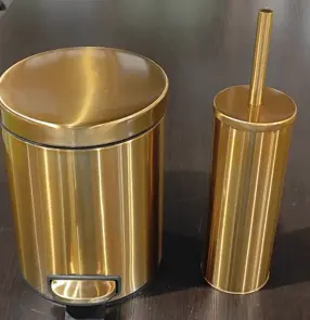 Йоржик для унітазу підлоговий Mixxus Ellipse-TB0202 Brushed Gold (колір матове золото) (MI8401) №17