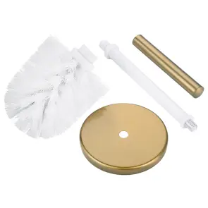 Йоржик для унітазу підлоговий Mixxus Ellipse-TB0202 Brushed Gold (колір матове золото) (MI8401) №18