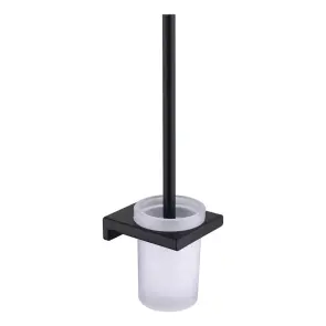 Ершик для унитаза подвесной Koer AS-0105-05 (стекло) цвет черный (KR6170) №1